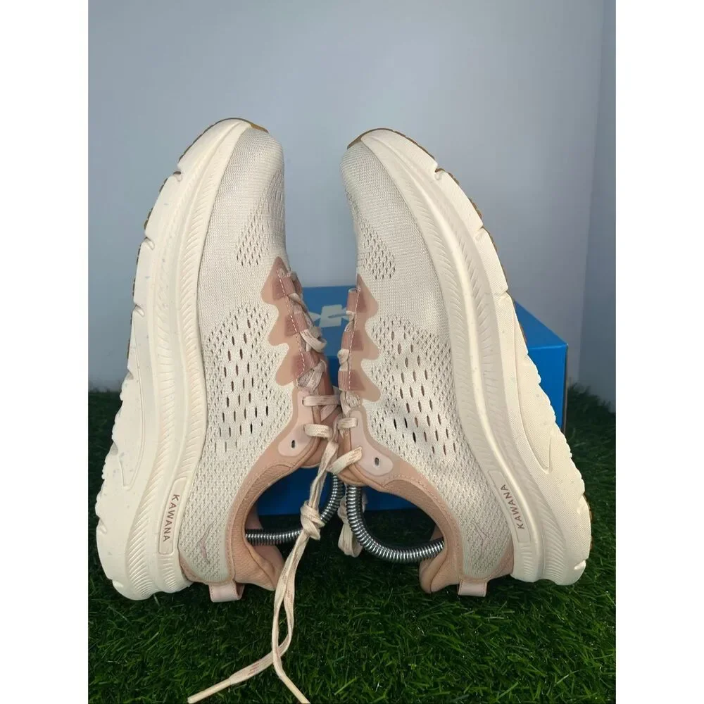 HOKA Kawana 2 Women’s 7.5B Vanilla Shifting Sand Running Shoes New In Box